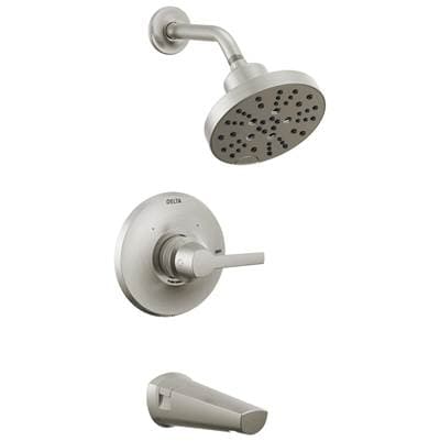 Delta Faucet GaleonE 14S Tub Shower Trim with H2OKinetic - Lumicoat Stainless