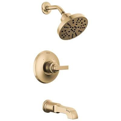 Delta Faucet TetraE Monitor 14 Series Tub & Shower Trim - Lumicoat Champagne Bronze