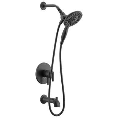 Delta Faucet Altado Monitor 17 Series Tub and Shower Trim with In2ition Matte Black