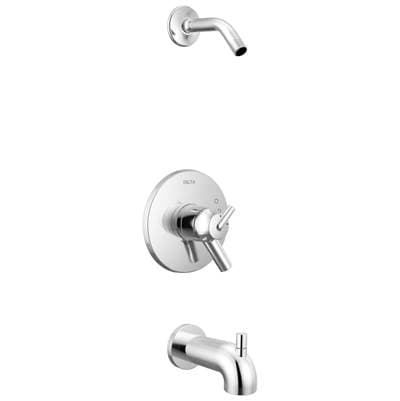 Delta Faucet Trinsic Monitor 17 Series Tub & Shower Trim - Less Shower Head - Chrome
