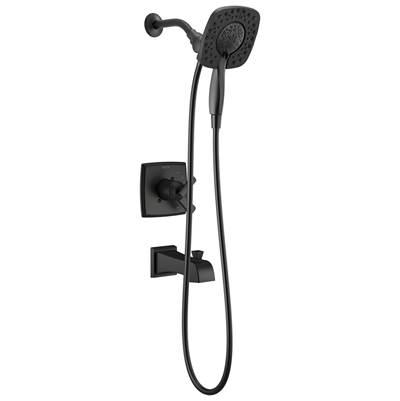 Ashlyn Monitor 17 Series Shower Trim with In2ition - Matte Black by Delta Faucet