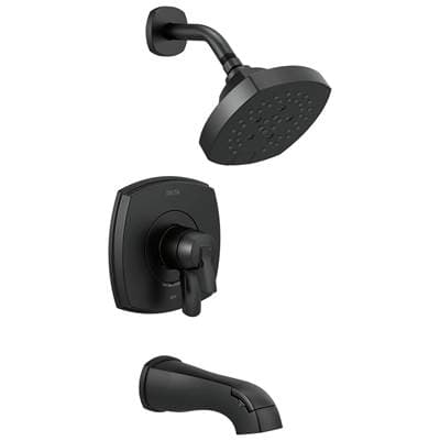 Delta Faucet Stryke 17 Series Tub and Shower Only - Matte Black