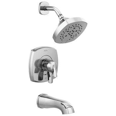 Delta Faucet Stryke 17 Series Tub and Shower Only - Lumicoat Chrome