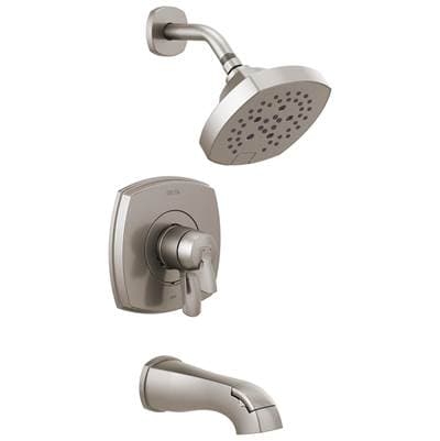 Delta Faucet Stryke 17 Series Tub and Shower Only - Lumicoat Stainless
