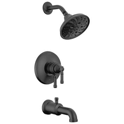 Delta Faucet BroderickE 17 Series Tub Shower Trim - Matte Black