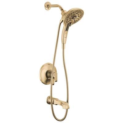 Delta Faucet TetraE 17 Series Tub Shower Trim - Lumicoat Champagne Bronze