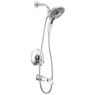 Delta Faucet TetraE 17 Series Tub Shower Trim - Lumicoat Chrome