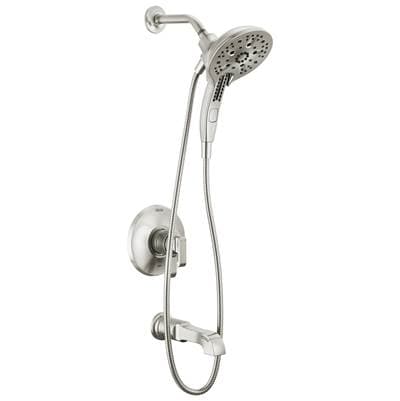 Delta Faucet TetraE 17 Series Tub Shower Trim - Lumicoat Stainless