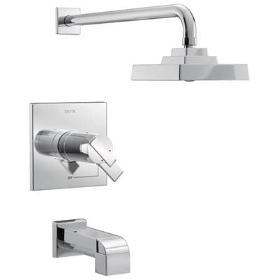 Delta Faucet Ara TempAssure 17T Series H2Okinetic Tub & Shower Trim - Chrome