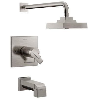 Delta Faucet Ara TempAssure 17T Series H2Okinetic Tub & Shower Trim - Stainless