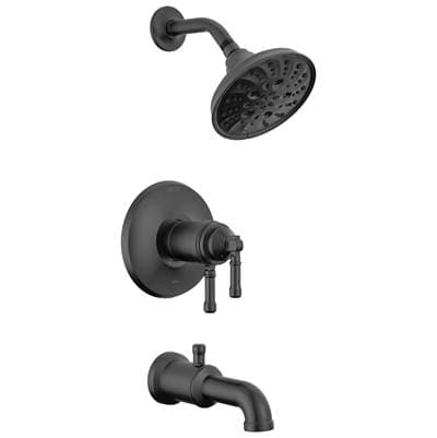 Delta Faucet BroderickE 17T Series Tub Shower Trim - Matte Black