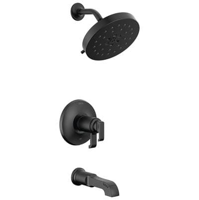 Delta Faucet TetraE 17T Series Tub Shower Trim - Matte Black