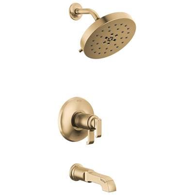 Delta Faucet TetraE 17T Series Tub Shower Trim - Lumicoat Champagne Bronze