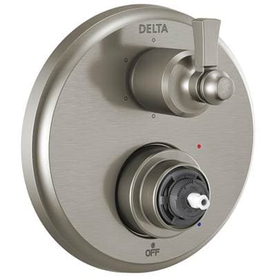 Delta Faucet DorvalE Traditional 2-Handle Monitor 14 Series Valve Trim with 6 Setting Diverter - Stainless