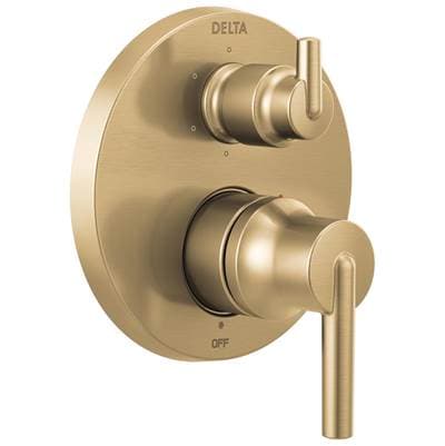 Delta Faucet Trinsic Contemporary Monitor 14 Series Valve Trim with 6-Setting Integrated Diverter - Champagne Bronze