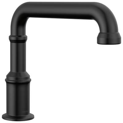BroderickE Roman Tub Trim - Less Handles - Matte Black by Delta Faucet