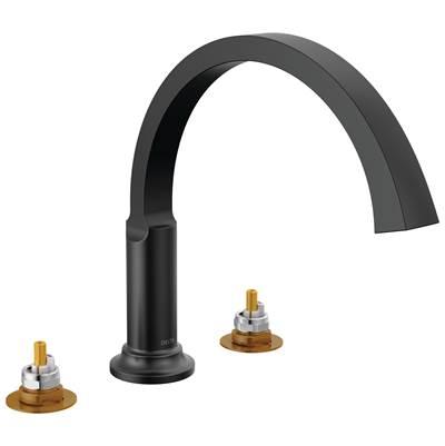 Delta Faucet Tetrae Roman Tub Trim - - Matte Black by Delta Faucet
