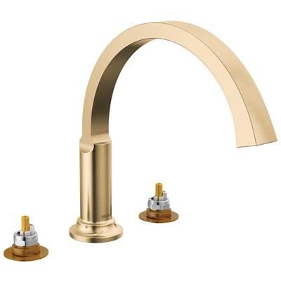 Delta Faucet Tetrae Roman Tub Trim - Lumicoat Champagne - Bronze by Delta Faucet