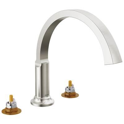 Delta Faucet Tetrae Roman Tub Trim - Lumicoat - Stainless by Delta Faucet