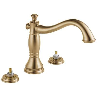 Delta Faucet CassidyE Roman Tub Trim - Less Handles - Champagne Bronze