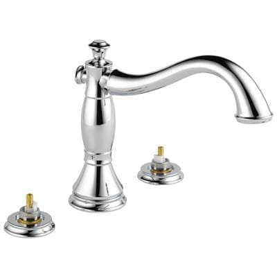 Delta Faucet CassidyE Roman Tub Trim - Less Handles - Chrome