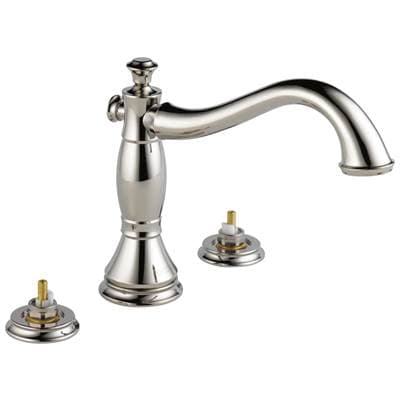 Delta Faucet CassidyE Roman Tub Trim - Less Handles - Polished Nickel