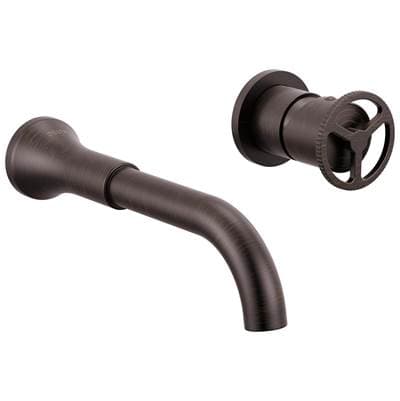 Delta Faucet Trinsic Single Handle Wall Mount Bathroom Faucet Trim - Venetian Bronze