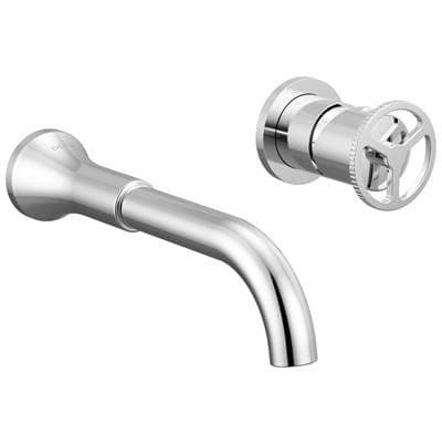 Delta Faucet Trinsic Single Handle Wall Mount Bathroom Faucet Trim - Chrome