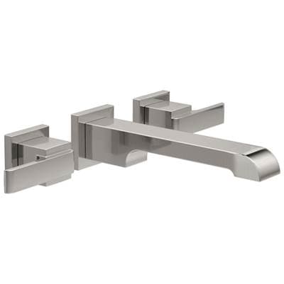 Delta Faucet Ara Two Handle Wall Mount Bathroom Faucet Trim - Stainless