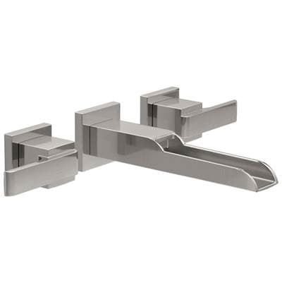 Delta Faucet Ara Two Handle Wall Mount Channel Bathroom Faucet Trim - Stainless