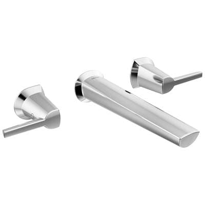 Delta Faucet GaleonE Two Handle Wall Mount Bathroom Faucet - Lumicoat Chrome