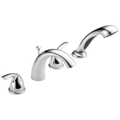 Delta Faucet Classic Roman Tub with Hand Shower Trim - Chrome