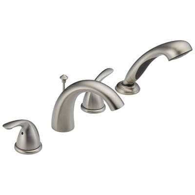 Delta Faucet Classic Roman Tub with Hand Shower Trim - Stainless