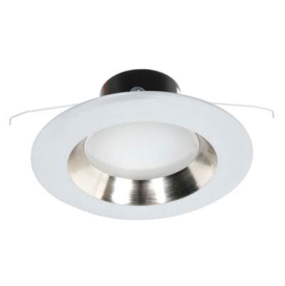 Dolan Design Recesso 5'' - 6'' Reflector Satin Nickel/white - Satin Nickel White