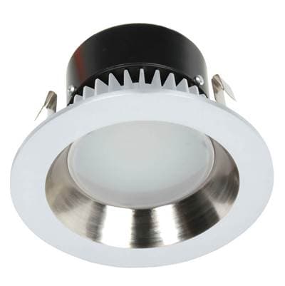 Dolan Design Recesso 4'' Reflector Satin Nickel/white - Satin Nickel White