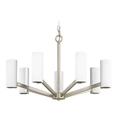 Dolan Design Radiance LED 7 Lt Single Tier Chandelier - Satin Nickel by Dolan Design