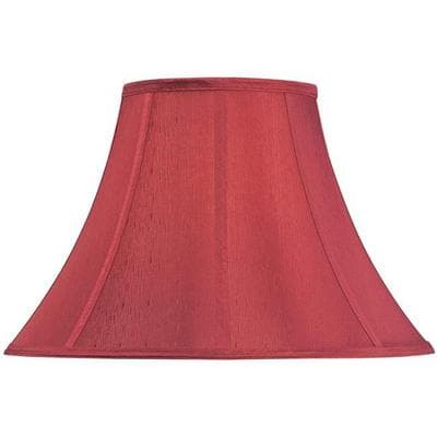 Dolan Design Round Bell Soft Back with Piping Lamp Shade - White Powder Coated by Dolan Design