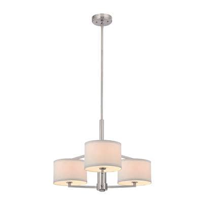 Dolan Design Moco 3Lt Chandelier - Satin Nickel