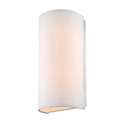 Dolan Design Fabbricato Wall Sconce White Fabric by Dolan Design