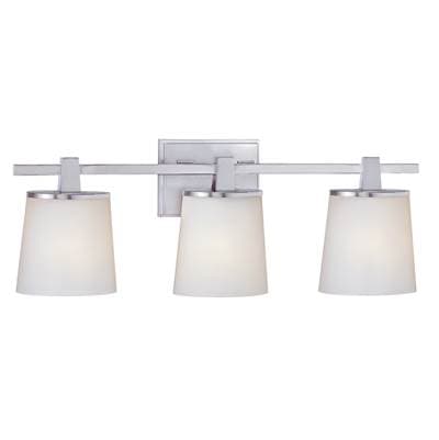 Dolan Design Ellipse 3Lt Bath - Satin Nickel