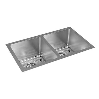 Elkay Reserve Selection 16 Gauge Stainless Steel 30.75'' X 18.5'' X 10'' 50/50 Double Bowl...