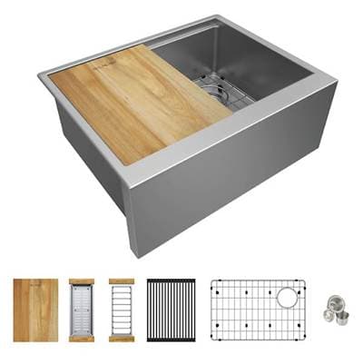 Elkay Reserve Selection Elkay Crosstown 16 Gauge Workstation Stainless Steel 25-7/8'' X 20-1/4''...