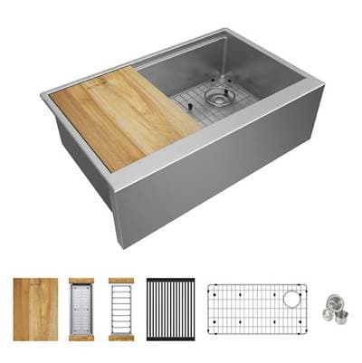 Elkay Reserve Selection Elkay Crosstown 16 Gauge Workstation Stainless Steel 31-7/8'' X 20-1/4''... by Elkay Reserve Selection