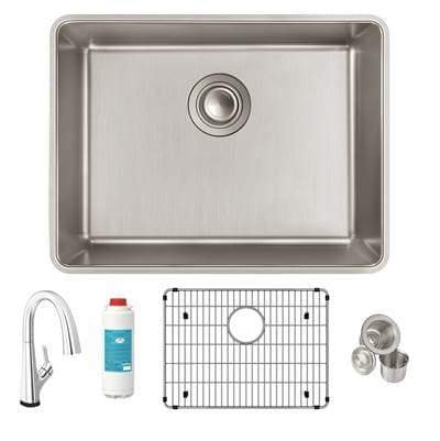 Elkay Reserve Selection Elkay Lustertone Iconix 18 Gauge Stainless Steel 23-1/2'' X 18-1/4'' X...