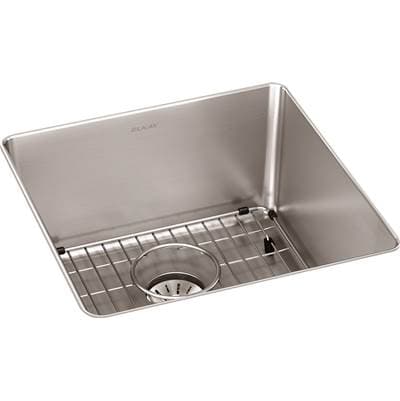 Elkay Reserve Selection Elkay Lustertone Iconix 16 Gauge Stainless Steel 18-1/2'' X 18-1/2'' X...