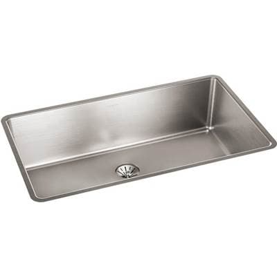 Elkay Reserve Selection Elkay Lustertone Iconix 16 Gauge Stainless Steel, 32-1/2'' X 19-1/2'' X...