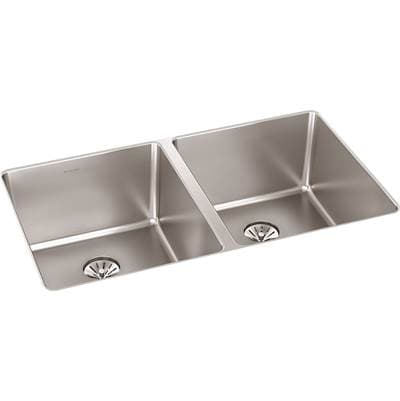 Elkay Reserve Selection Elkay Lustertone Iconix 16 Gauge Stainless Steel, 32-3/4'' X 19-1/2'' X... by Elkay Reserve Selection