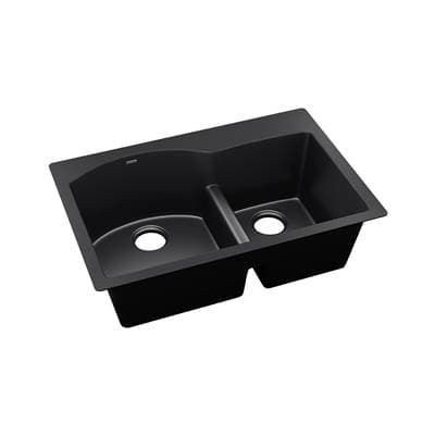 Elkay Reserve Selection Elkay Quartz Luxe 33'' X 22'' X 10'' Double Bowl Drop-in Sink with Aqua... by Elkay Reserve Selection