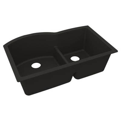 Elkay Reserve Selection Elkay Quartz Luxe 33'' X 22'' X 10'' Double Bowl Undermount Sink with...