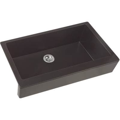 Elkay Reserve Selection Elkay Quartz Luxe 35-7/8'' X 20-15/16'' X 9'' Single Bowl Farmhouse Sink...